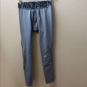 Nike Grey Athletic Compression Leggings